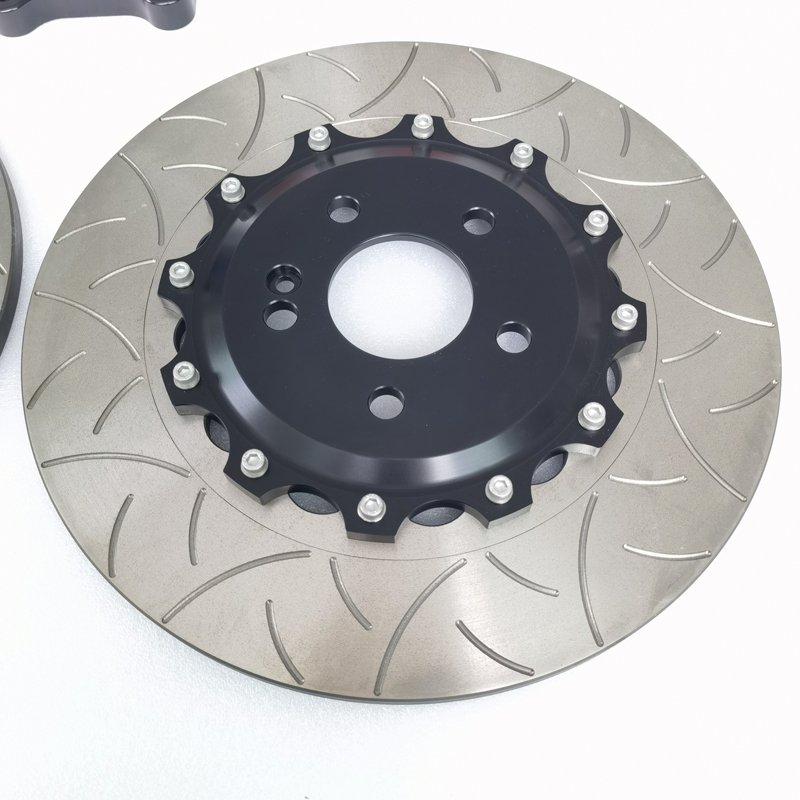 Jekit 355*22mm Rear DIsc Pair Black Anodise Bracket Pair for Audi RS3 8V Saloon