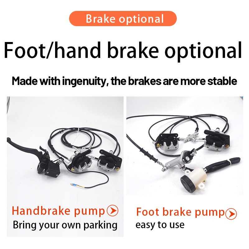 Electric Tricycle Rear Differential Rear Axle Assembly Large Torque Full Suspension High Power DC Heavy-duty Rear Axle