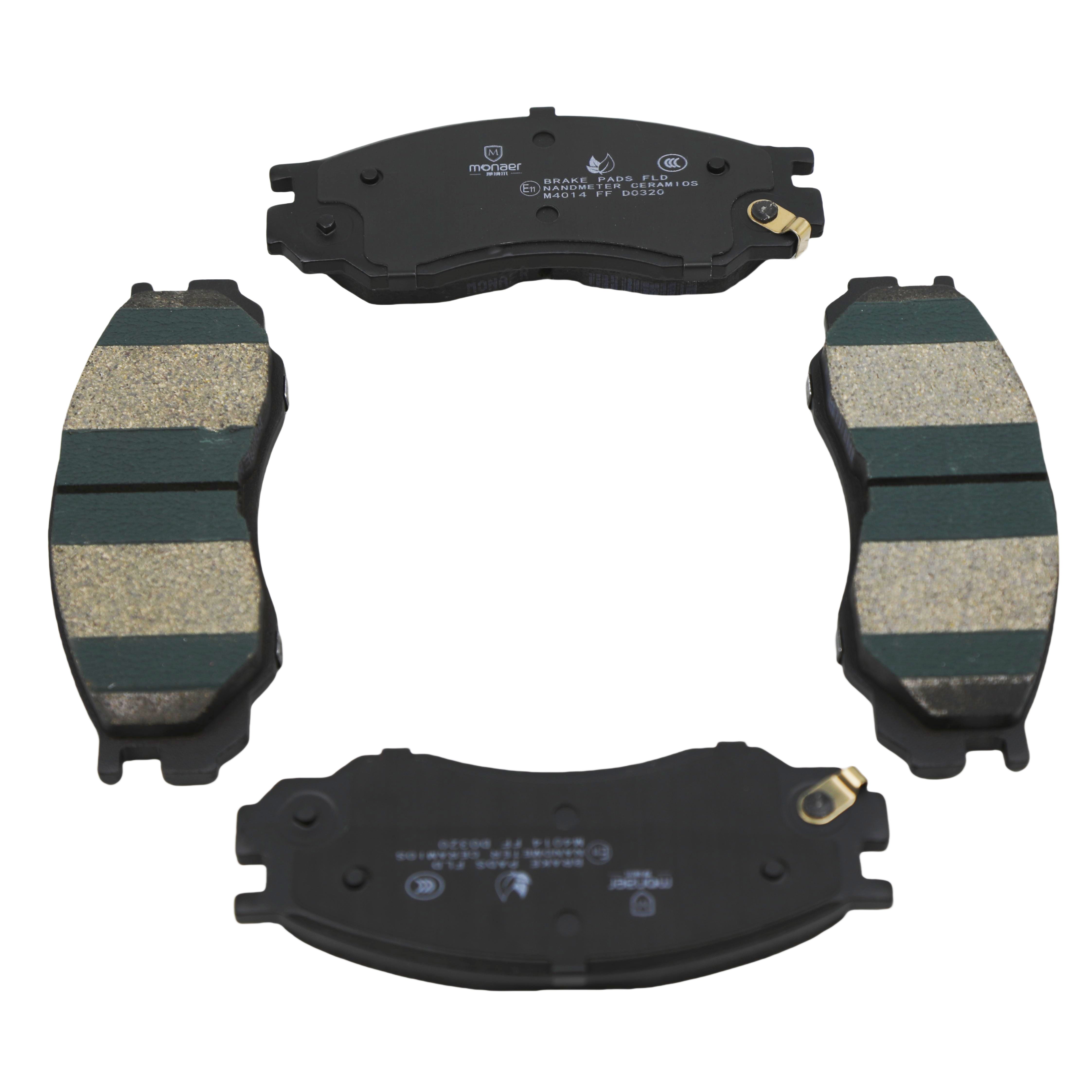 Monaer Brake Pads D320 Ceramic Front Disc Brake Pad for Mazda