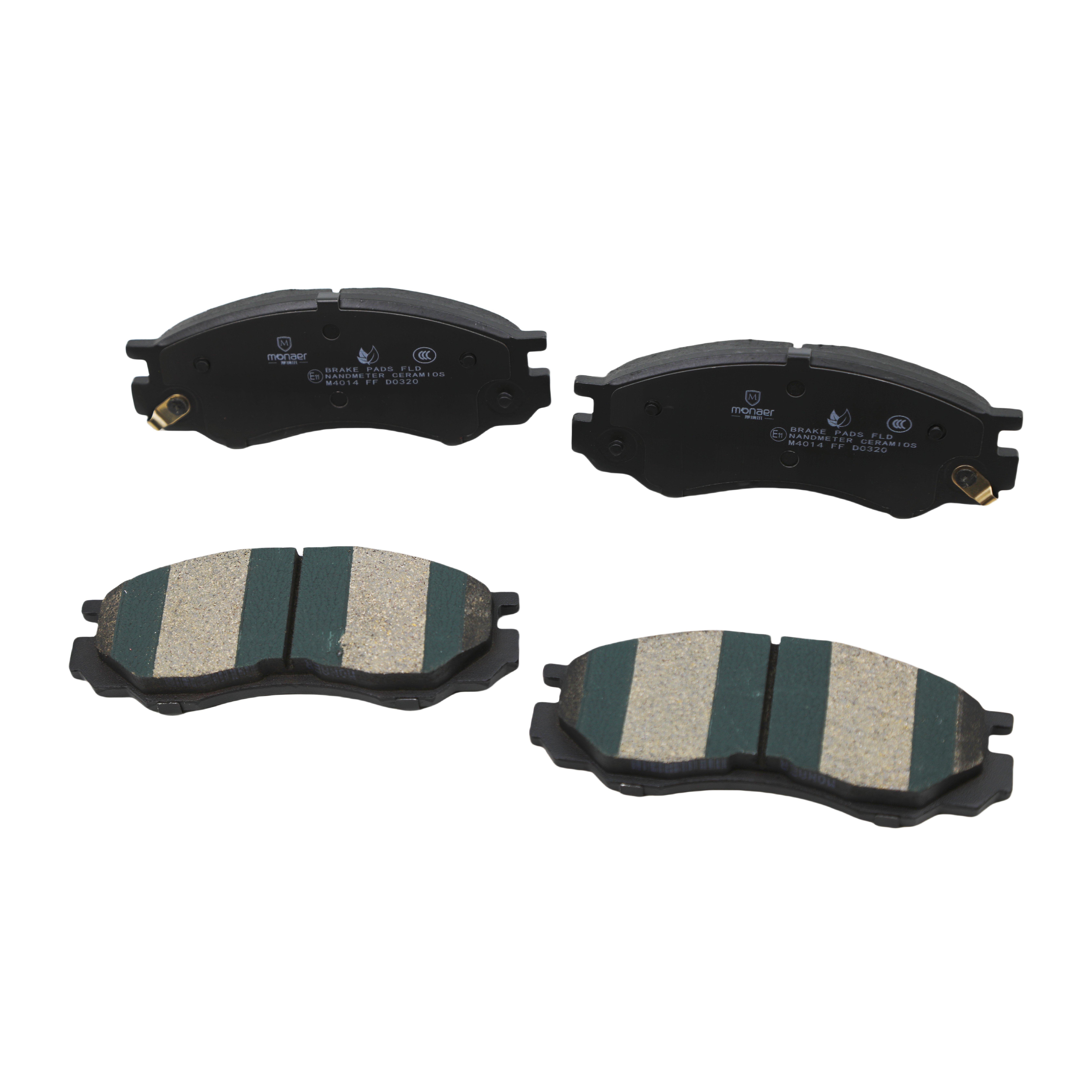 Monaer Brake Pads D320 Ceramic Front Disc Brake Pad for Mazda