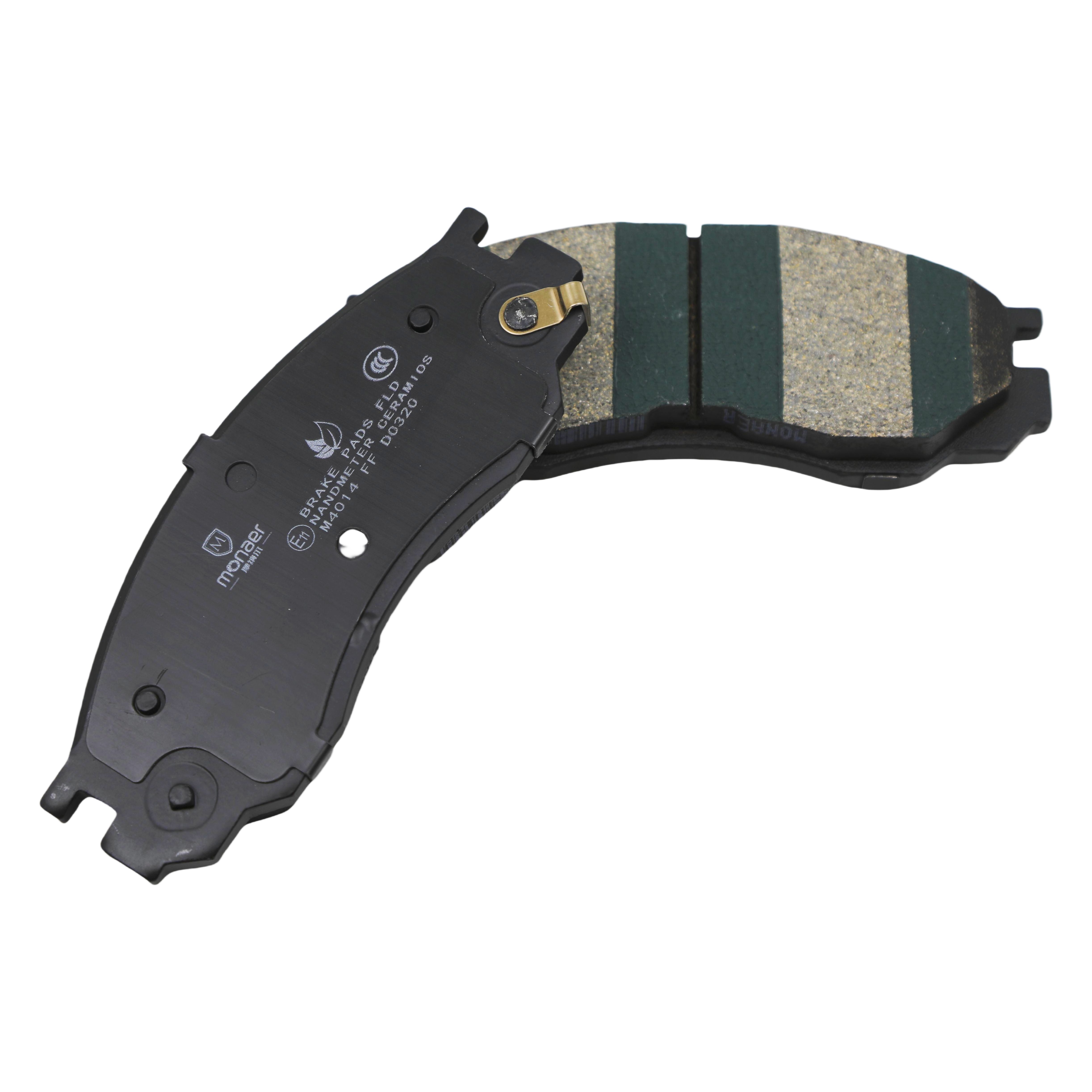 Monaer Brake Pads D320 Ceramic Front Disc Brake Pad for Mazda