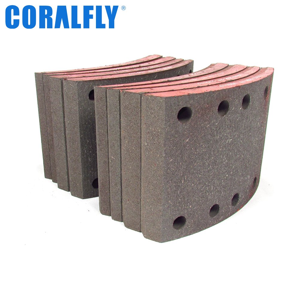 Coralfly Truck Brake Lining for Sinotruck Brake Lining 4719 Brake Lining for Isuzu Truck