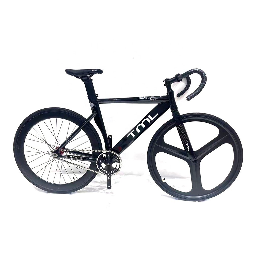 Beautiful Magnesium Alloy Integrated Wheel Fixie Bicycle Frame 700C Fixed Gear Bike for Men