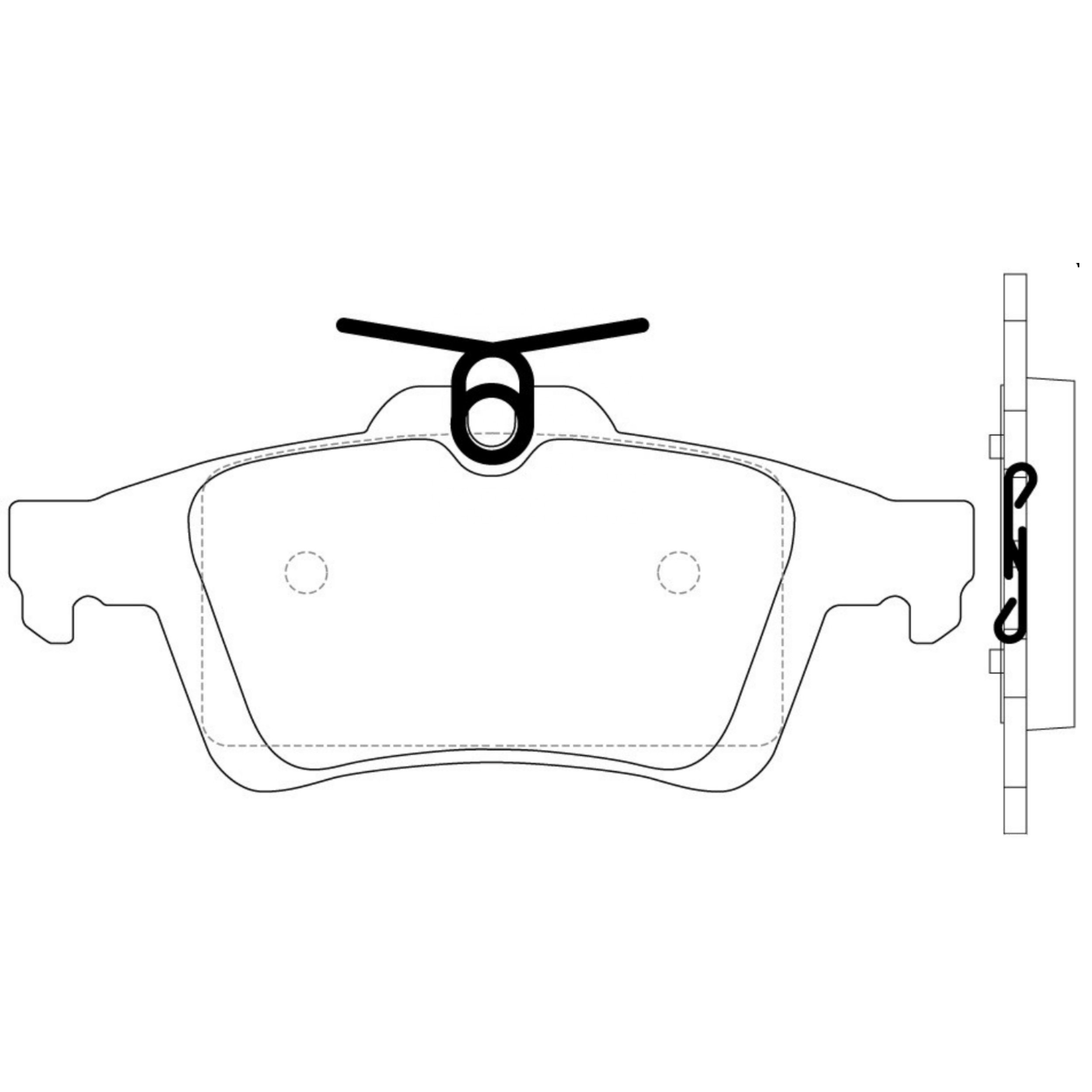High Performance Factory Auto Parts Brake Pads (Pastillas De Freno) OEM Disc D973/D1095/D1564/wva 23482/23483 Is Rear Axle Brake