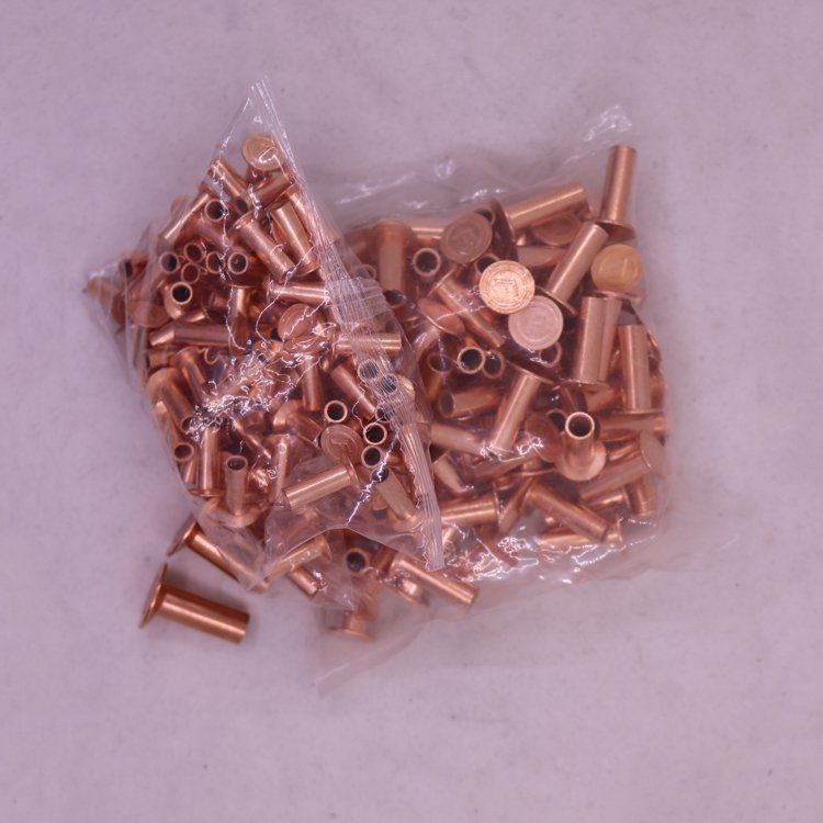 Air Brake Supply Heavy Duty Truck Pneumatic Aluminum Iron Copper Plated Tubular Brake Shoe Lining Rivets