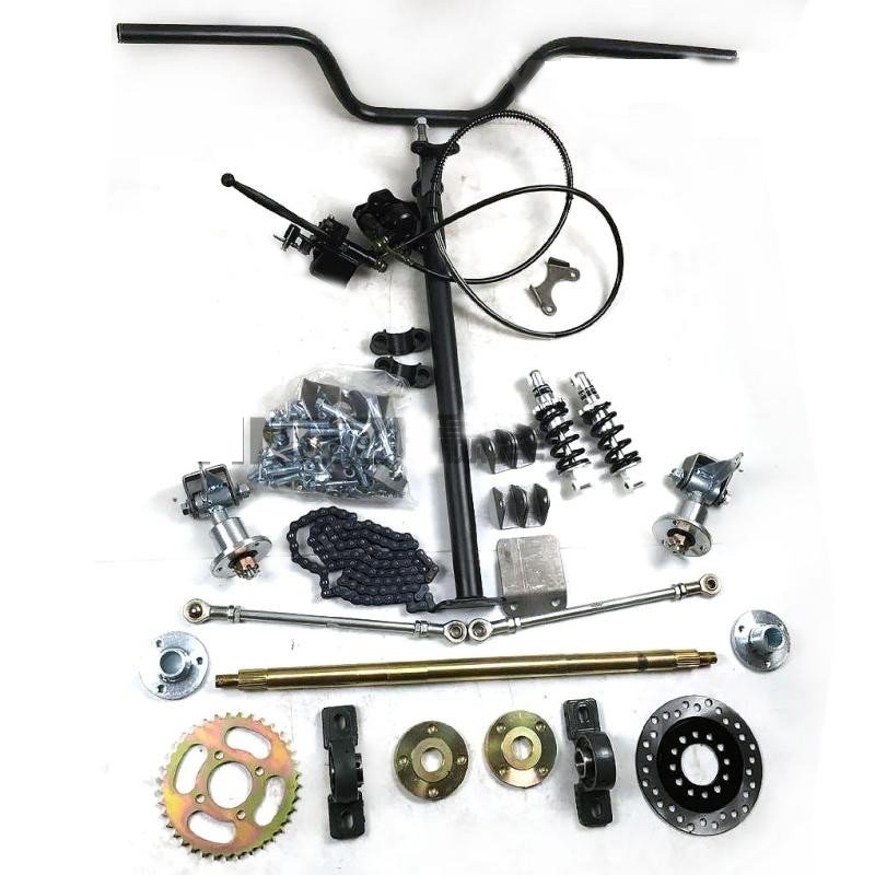 Electric Vehicle Rear Axle Four Wheel Go Kart Refitted Accessories Steering Go Kart Rear Axle Conversion Kits