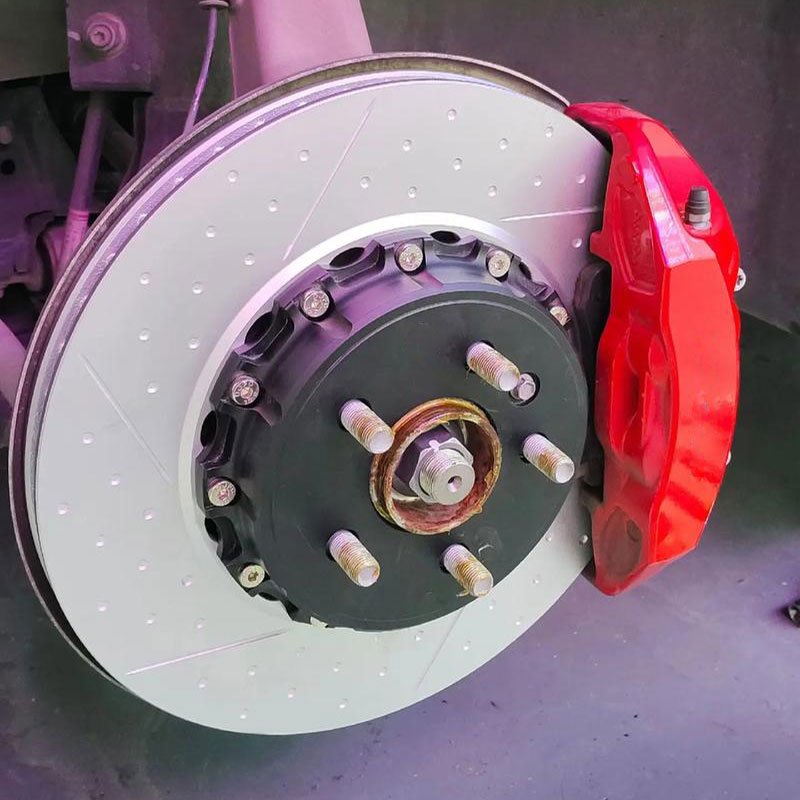 2 Pieces Auto Brake System Front & Rear Floating Brake Rotors Brake Disc Rotor for Mercedes-Benz C-CLASS (W202) PEUGEOT 2008