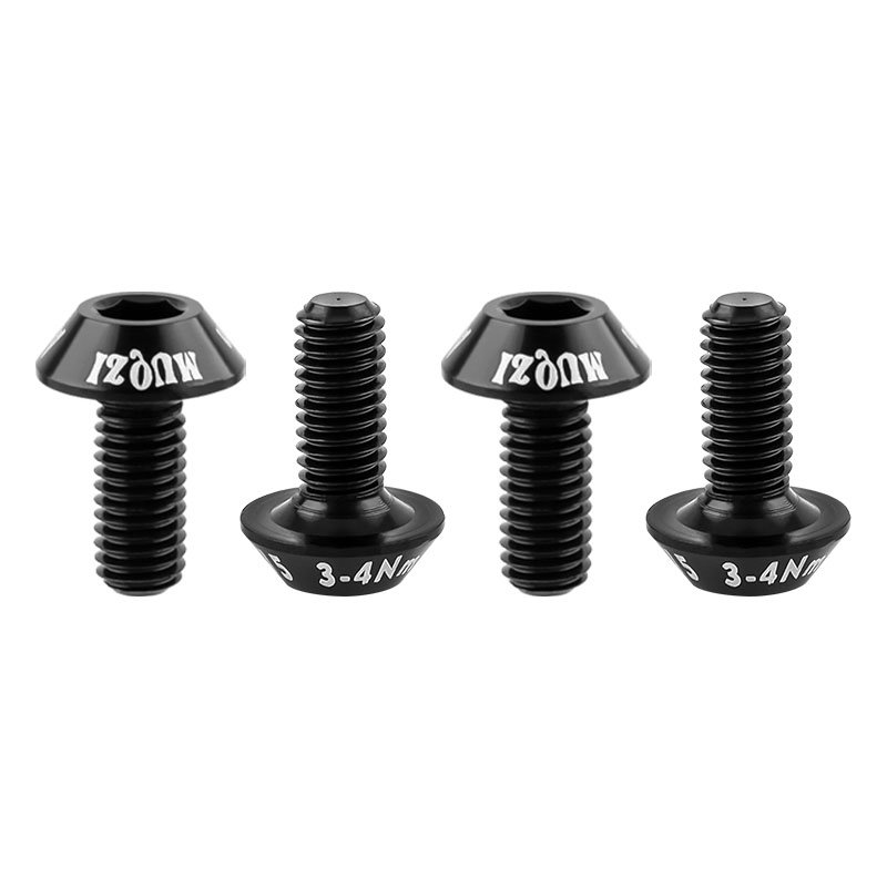 MUQZI Folding Bike Brake Screws C Clip Brake Pads Fixing Screw M5 Brake Clamps Screw