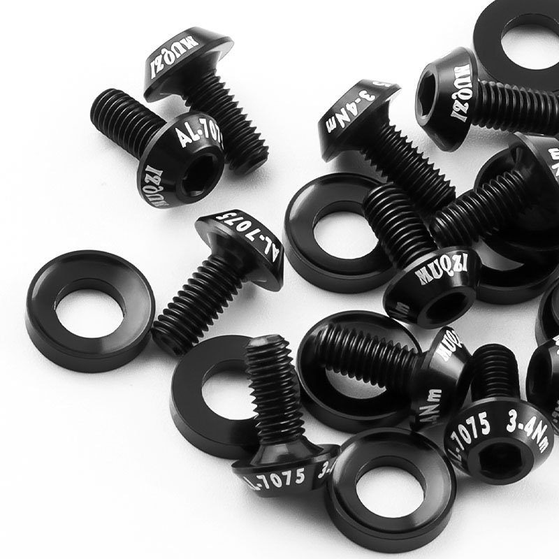 MUQZI Folding Bike Brake Screws C Clip Brake Pads Fixing Screw M5 Brake Clamps Screw