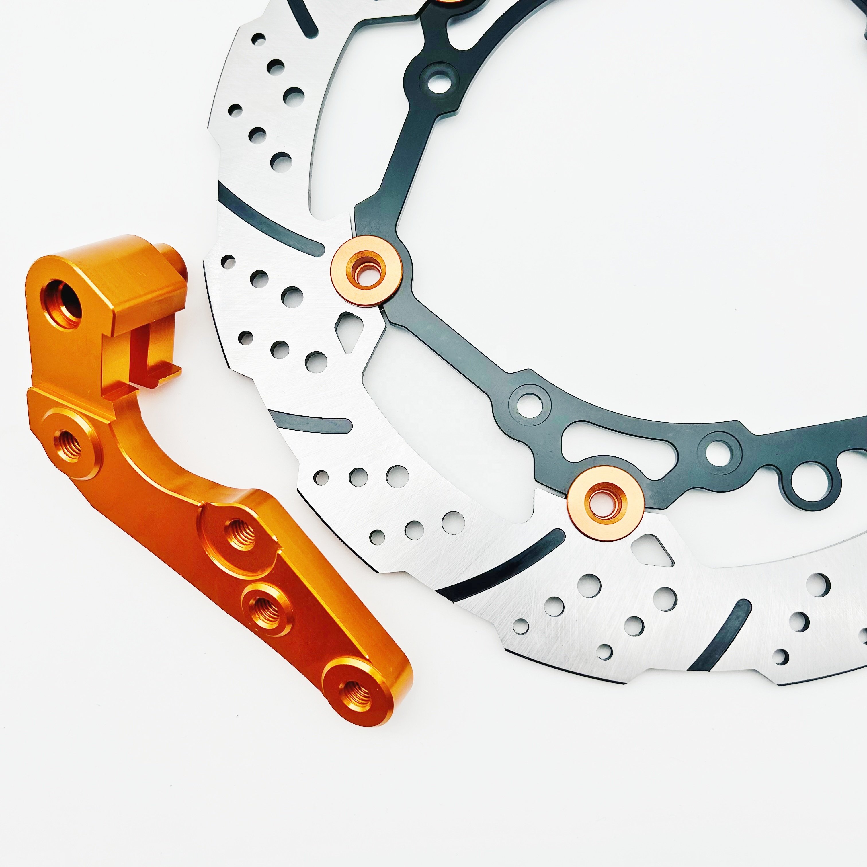 Motorcycle Dirt Bike Front Oversize Brake Disc Rotor with Bracket for KTM 250SXF 450SXF SX XC EXC XCW EXC-F 125-530 All Models
