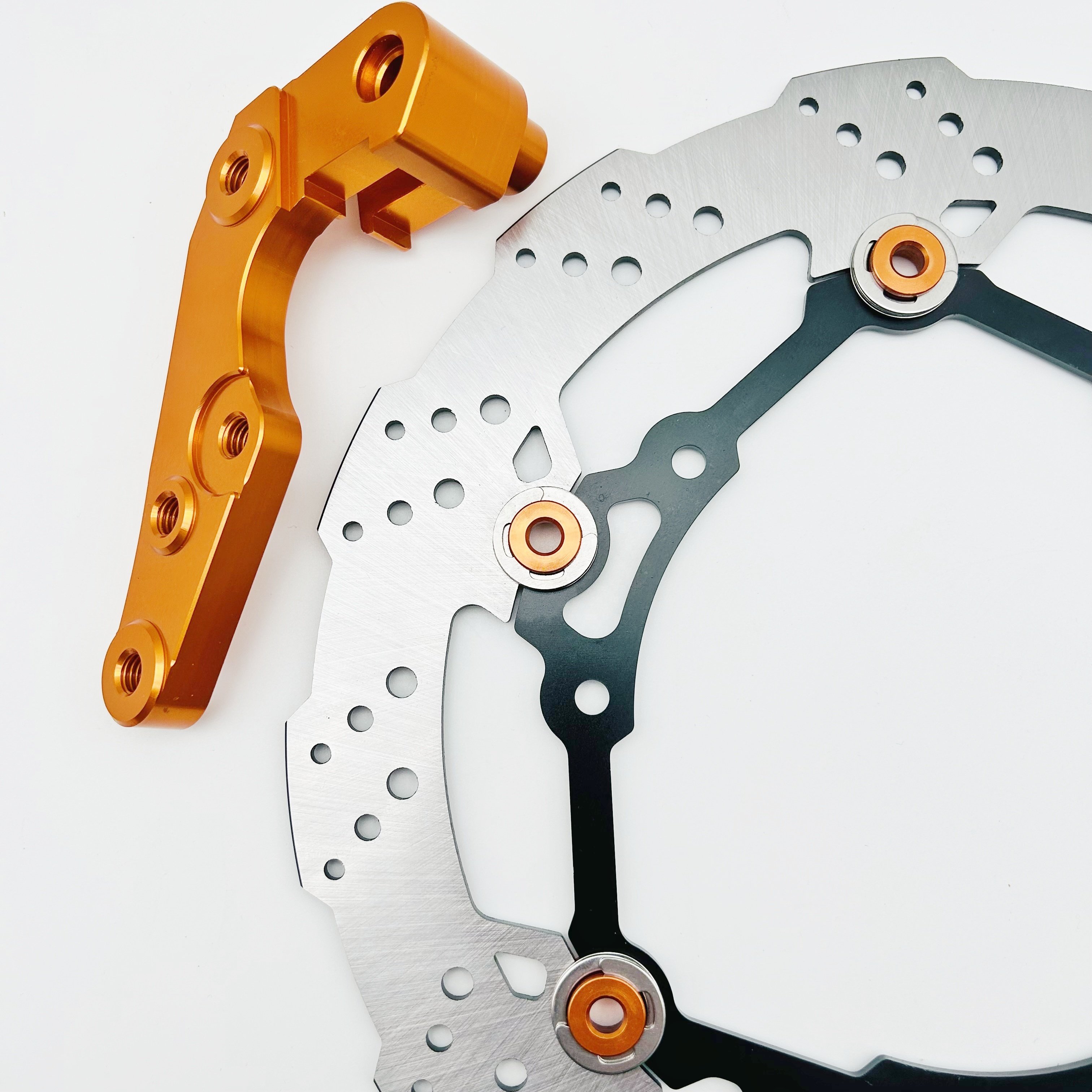 Motorcycle Dirt Bike Front Oversize Brake Disc Rotor with Bracket for KTM 250SXF 450SXF SX XC EXC XCW EXC-F 125-530 All Models