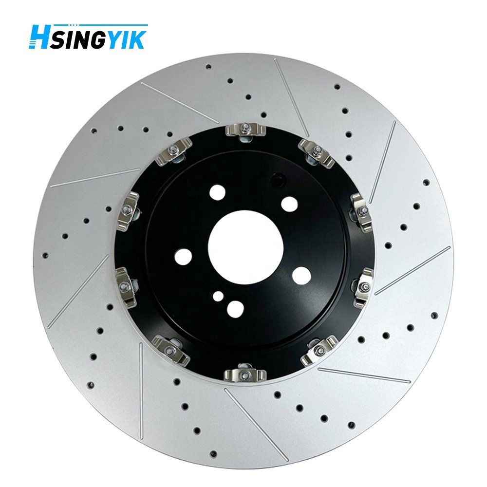 Hsingyik 380 MM OEM Upgrade 2-Piece Brake Rotor Front Brake Disc for Land Rover Range Rover III (L322) LR011591 LR031845