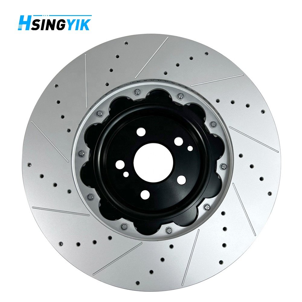 Hsingyik 380 MM OEM Upgrade 2-Piece Brake Rotor Front Brake Disc for Land Rover Range Rover III (L322) LR011591 LR031845