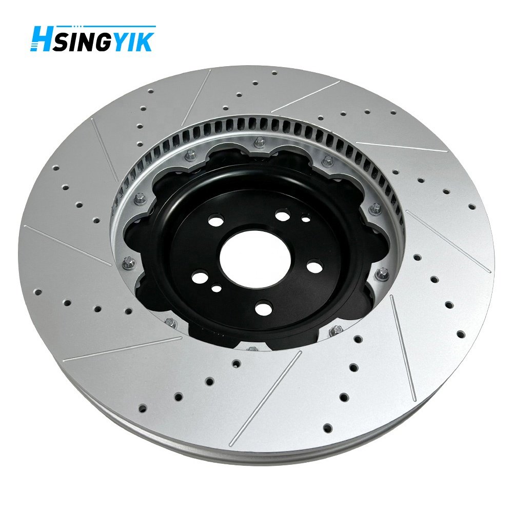 Hsingyik 380 MM OEM Upgrade 2-Piece Brake Rotor Front Brake Disc for Land Rover Range Rover III (L322) LR011591 LR031845