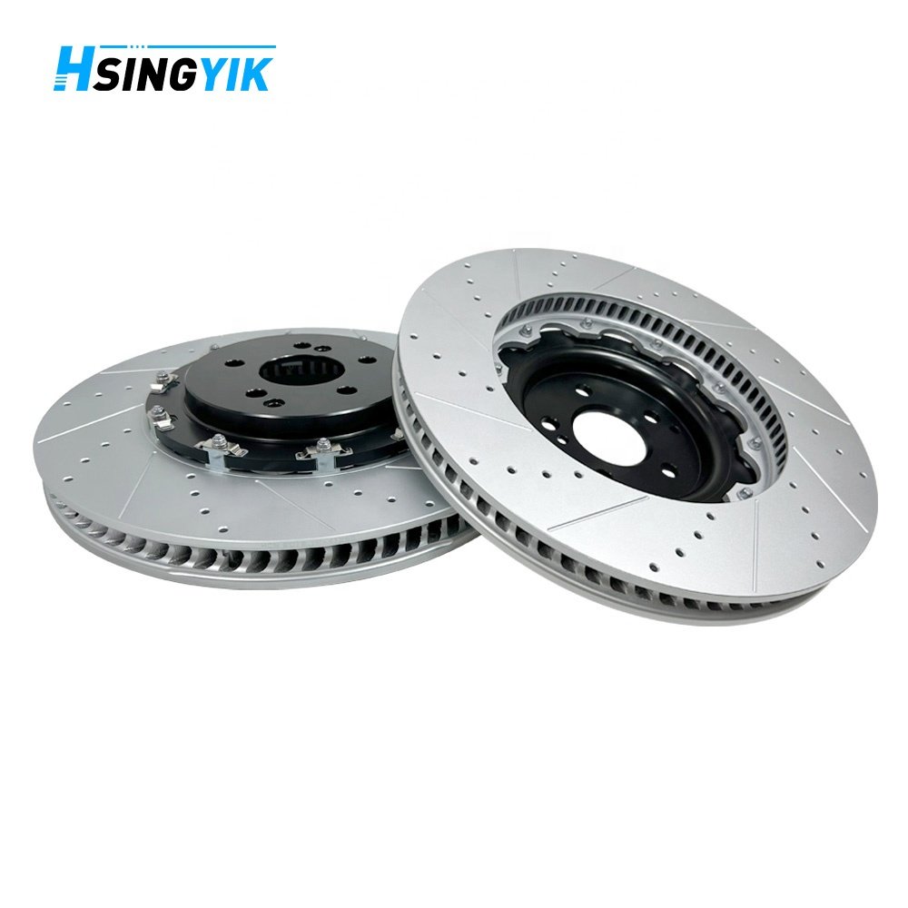 Hsingyik 380 MM OEM Upgrade 2-Piece Brake Rotor Front Brake Disc for Land Rover Range Rover III (L322) LR011591 LR031845