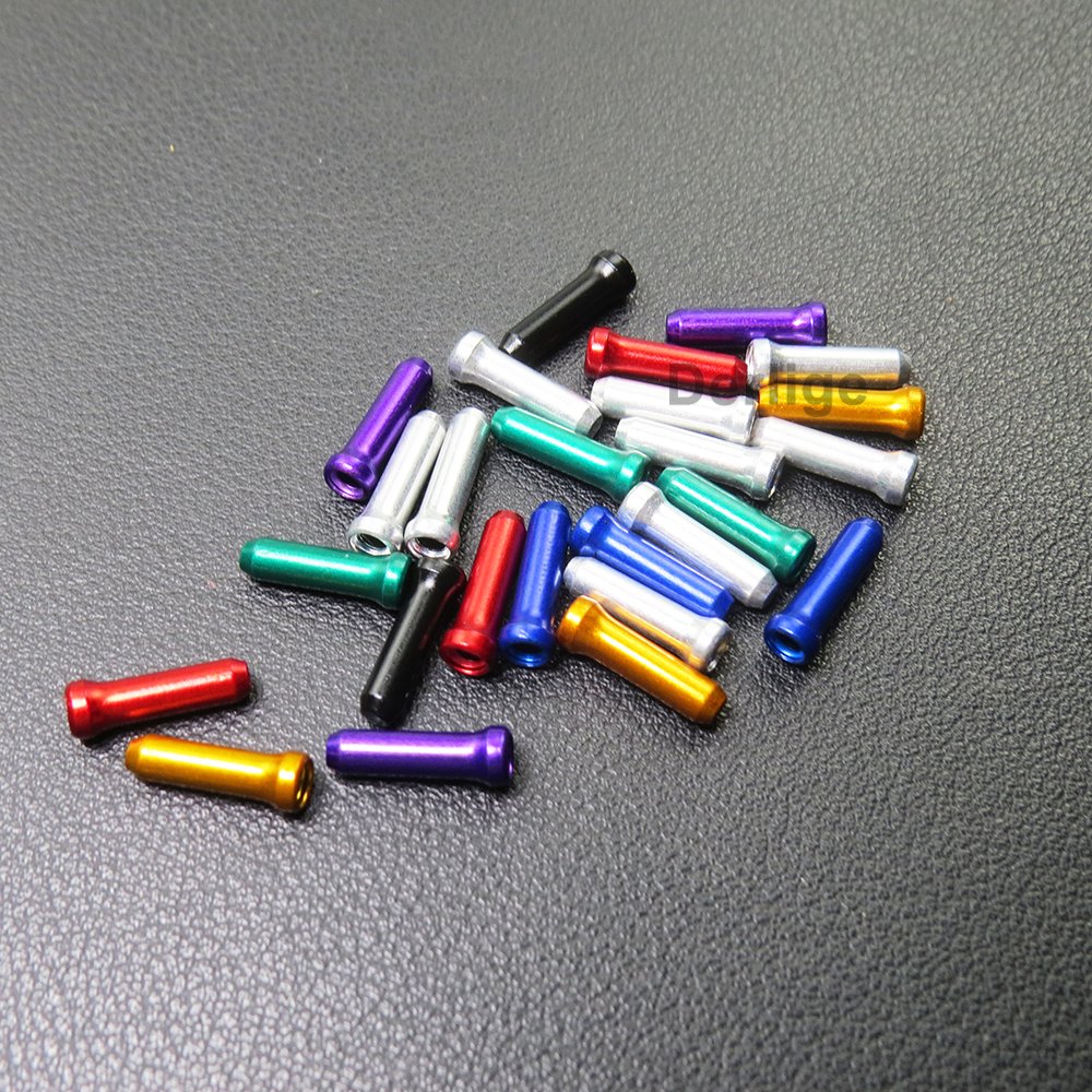 Aluminum Alloy Colorful Bicycle Brake Wire Core Cap for Protecting Shift Brake Cables Bicycle Spare Parts