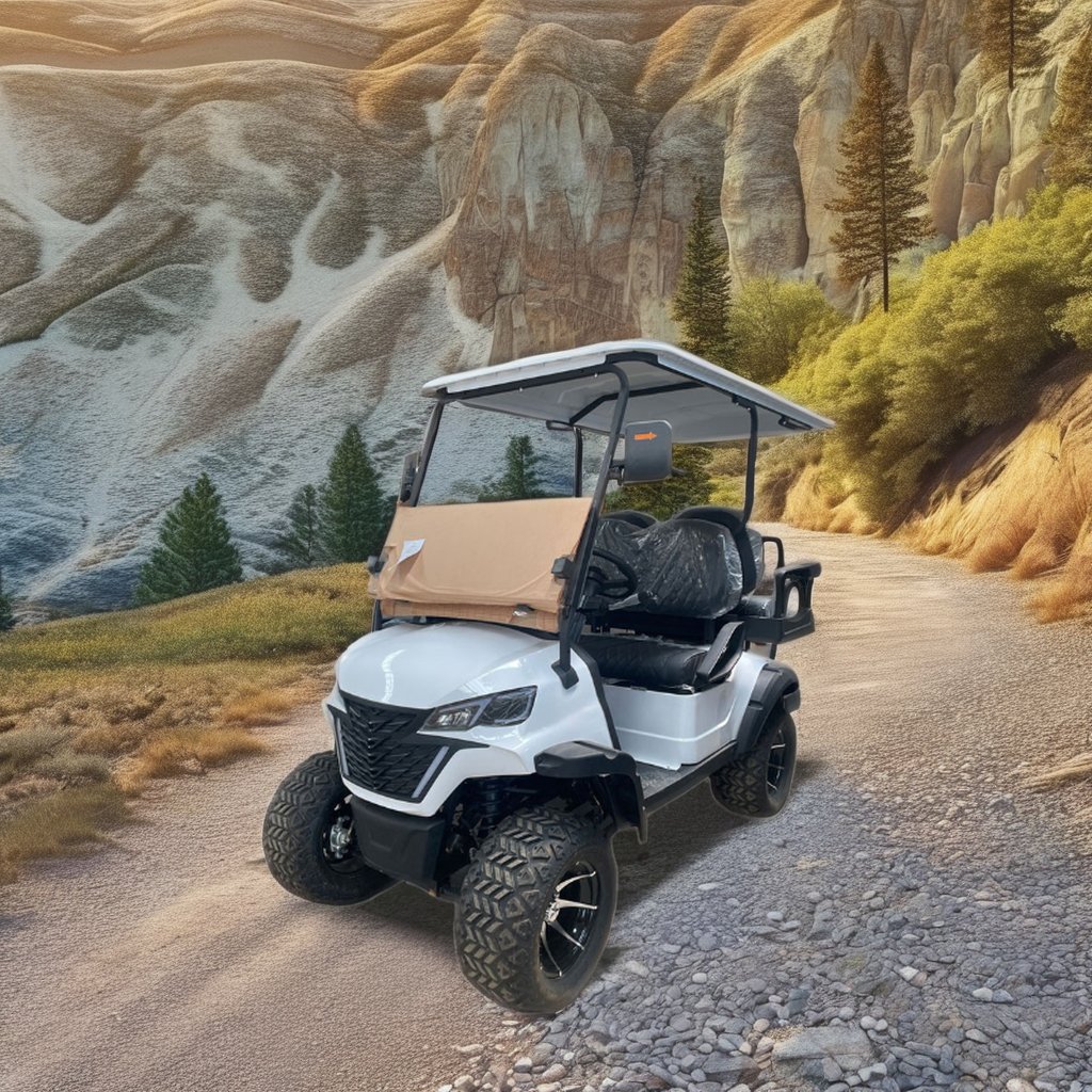 Lifted 60 Volt Lithium Golf Cart 6 Seater E-golf Cart Cars Electric Motor for Usa Market