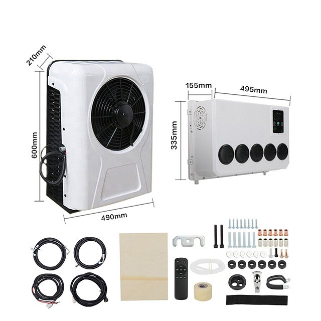 Okyrie Universal Parking Air Conditioner 12V 24V Electric Air Conditioner for Truck Cabs Split Machine