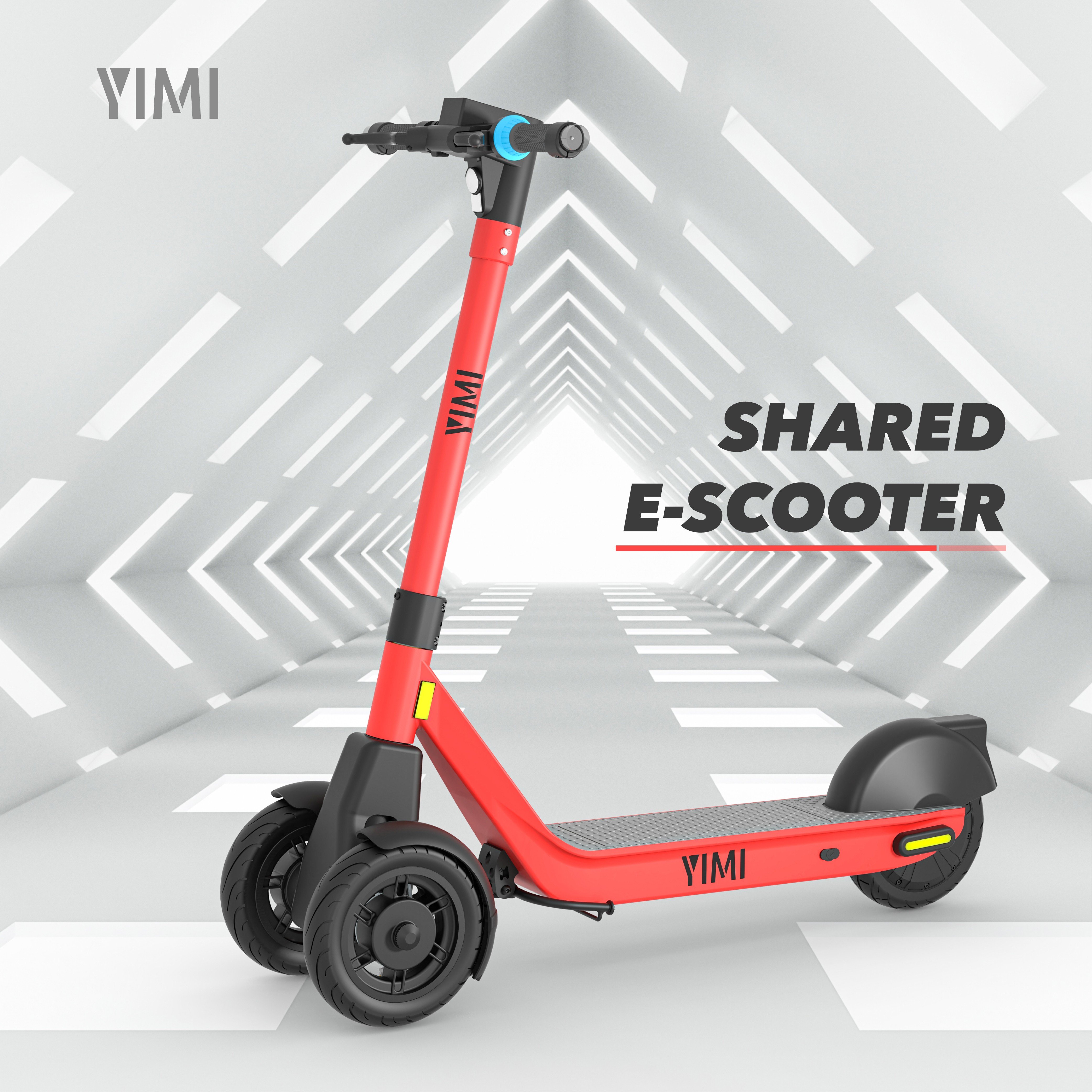 Popular Products Electric Sharing Scooter Three Wheel Dual Front Wheel Max Speed 20km/h 25km/h