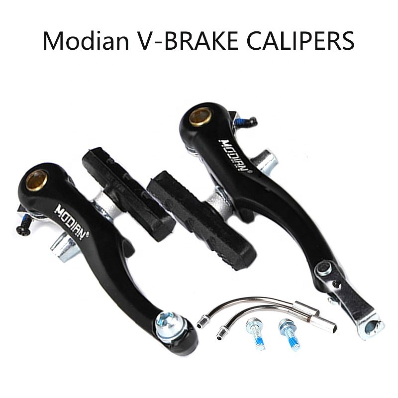 High Quality Mountain Bicycle Mtb Road Bmx Cruiser Bike Linear Pull V Brake Calipers Set Brake Pads Shoes V Brake Calipers