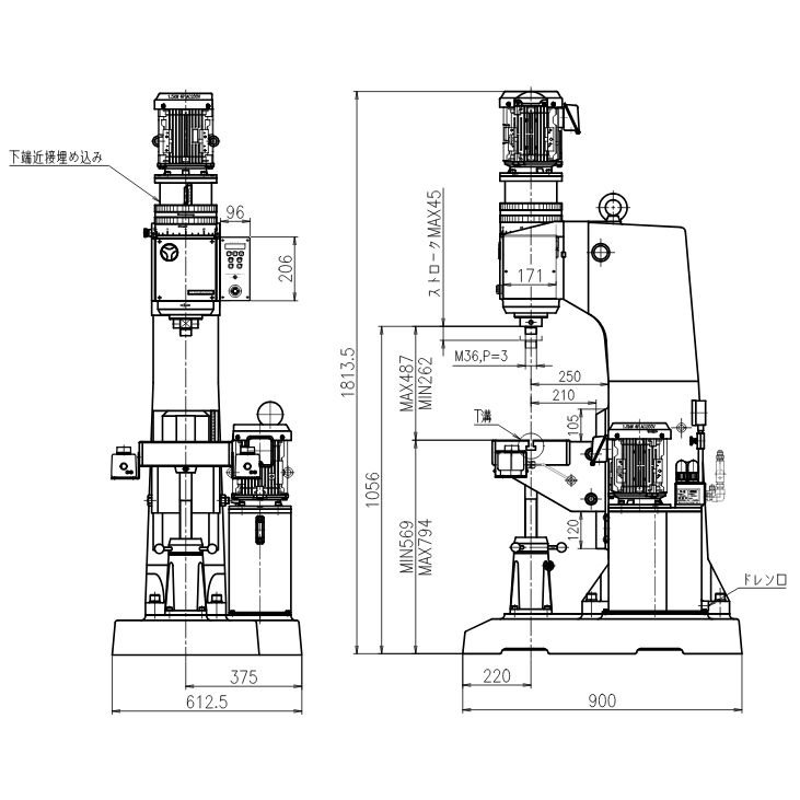 US-150 Hydraulic Type Riveting Machine Bench Top Contact Hydraulic-riveting-machine Press Automatic T Nut Riveting Machine