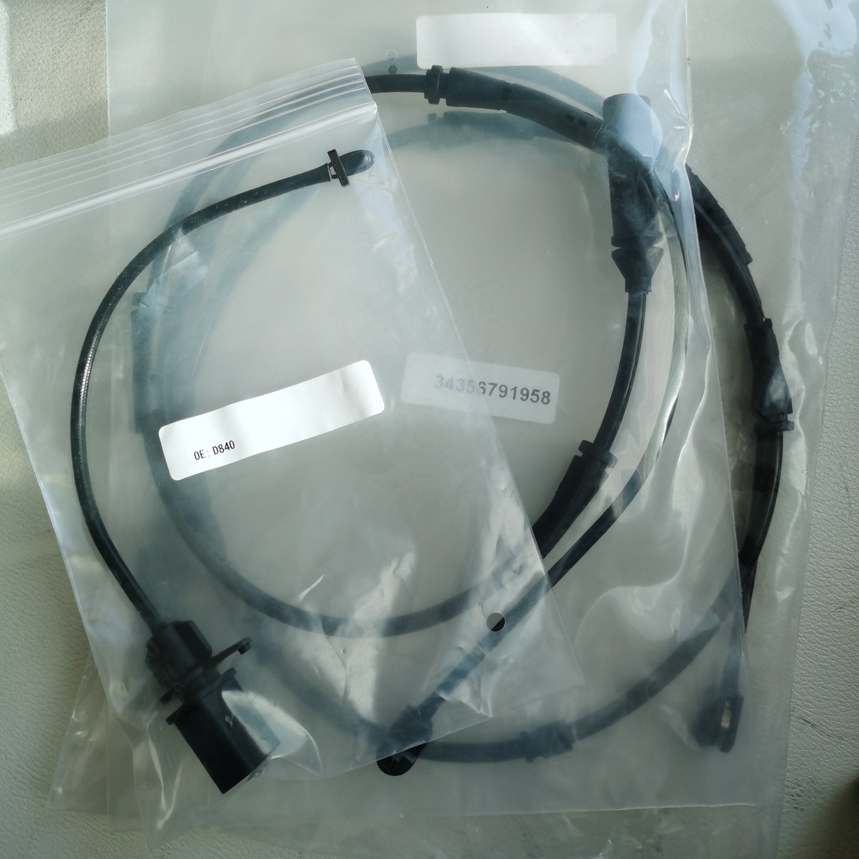 High Performance Automobile Brake Sensor Wire Line Car Front Brake Pad Wear Sensor Cable for audi