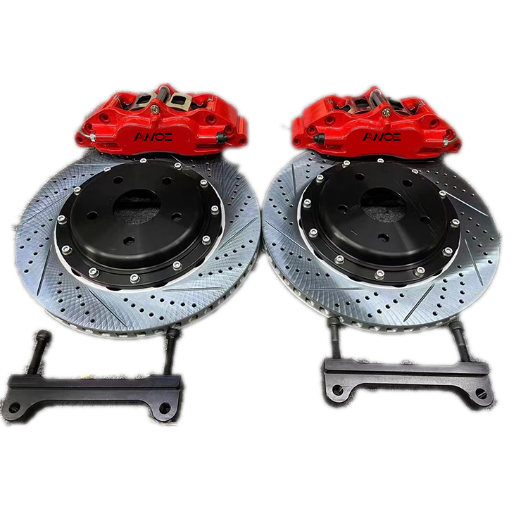 High Performance Aw5200 4 Pistons Racing Brake Calipers Kit VW Mk2 Golf Mk5 Mk6 Mk7 GTI R32 Civic Fit Jazz Models