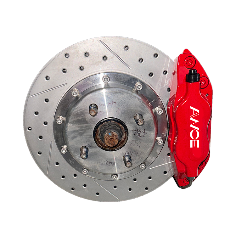 For AP 7600 4 Piston Caliper Front Brake for Racing Honda CRV Civic VW Tiguan PASSAT Polo Golf GTI CC 2001-2020