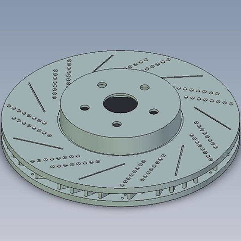 Factory Wholesales Car Auto Brake Disc Front Brake Rotor for Toyota Camry 2007-2010 43512-33130 43512-06120