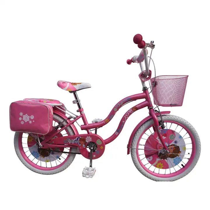 High Steel Frame Kids Girls Cycle 12 14 16 18 Inch Children Bicycle / New Model Unique Kids Bike / Baby Girl Cycle for Children