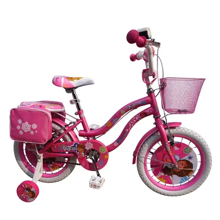 High Steel Frame Kids Girls Cycle 12 14 16 18 Inch Children Bicycle / New Model Unique Kids Bike / Baby Girl Cycle for Children