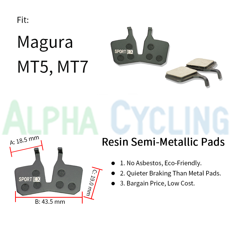 Bicycle Disc Brake Pads for Magura MT5 MT7 MT TRAIL, M1893 Hydraulic Caliper