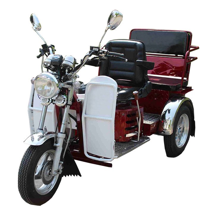 China Gasoline Tricycle Handicapped 110cc Trike Gas Scooter