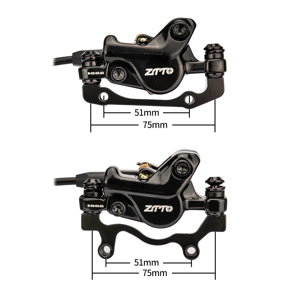 Bicycle Parts 2 Piston Lightweight Oil Hydraulic Disc Brake Mountain Bikes Aluminium Oil Pressure Brake