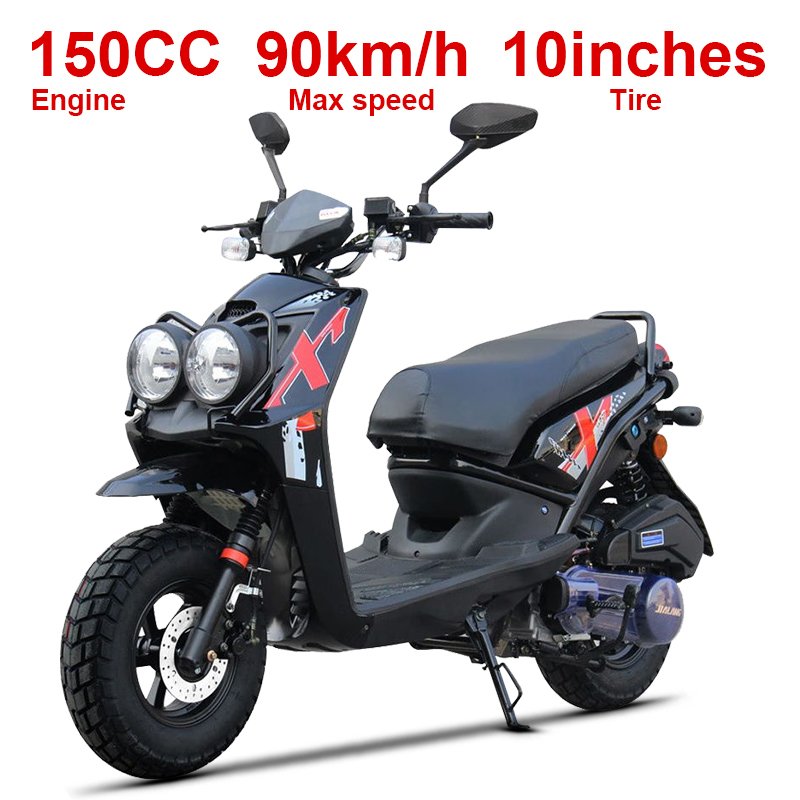 High-Power 150cc Gas Scooter for Adults Quality Classic Motorcycle with Fuel-Efficient Moped New Adult Scooter