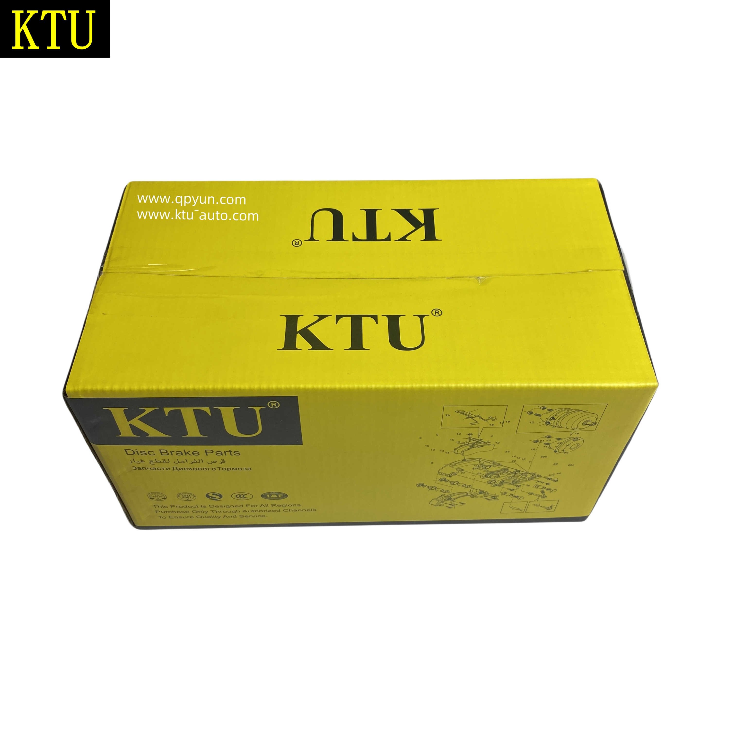 China Break Pad Factory Supplier Ceramic Disc Truck Parts Spare Front Brake Pads
