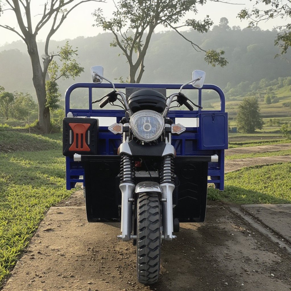 350CC Electric Motorized Tipper Cargo Tricycle With 2 Axle and 9 Wheels Double Rear Axle Nine Wheel Motorcycle Dumper