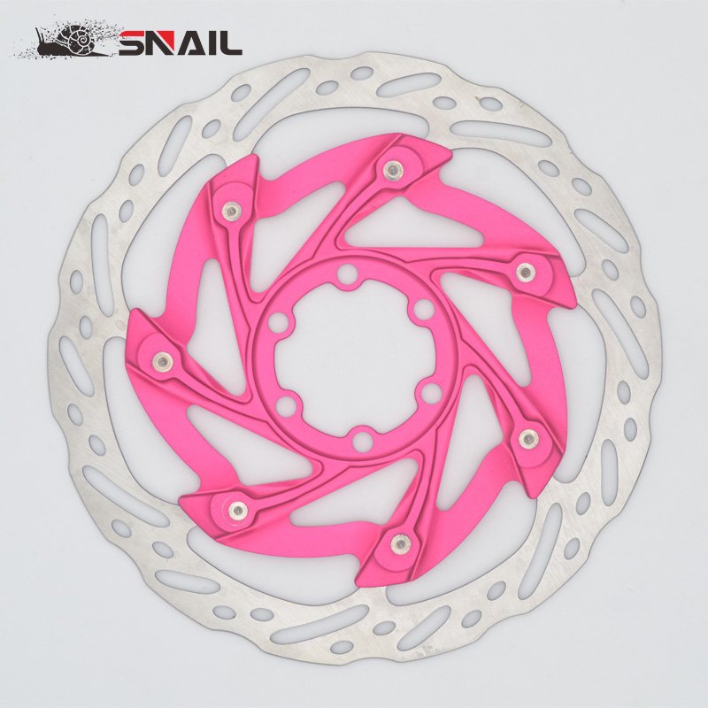 Mountain Bike Floating Disc Bicycle Brake Pads Six-nail Brake Disc 180 160mm 203mm Multiple Color And Size