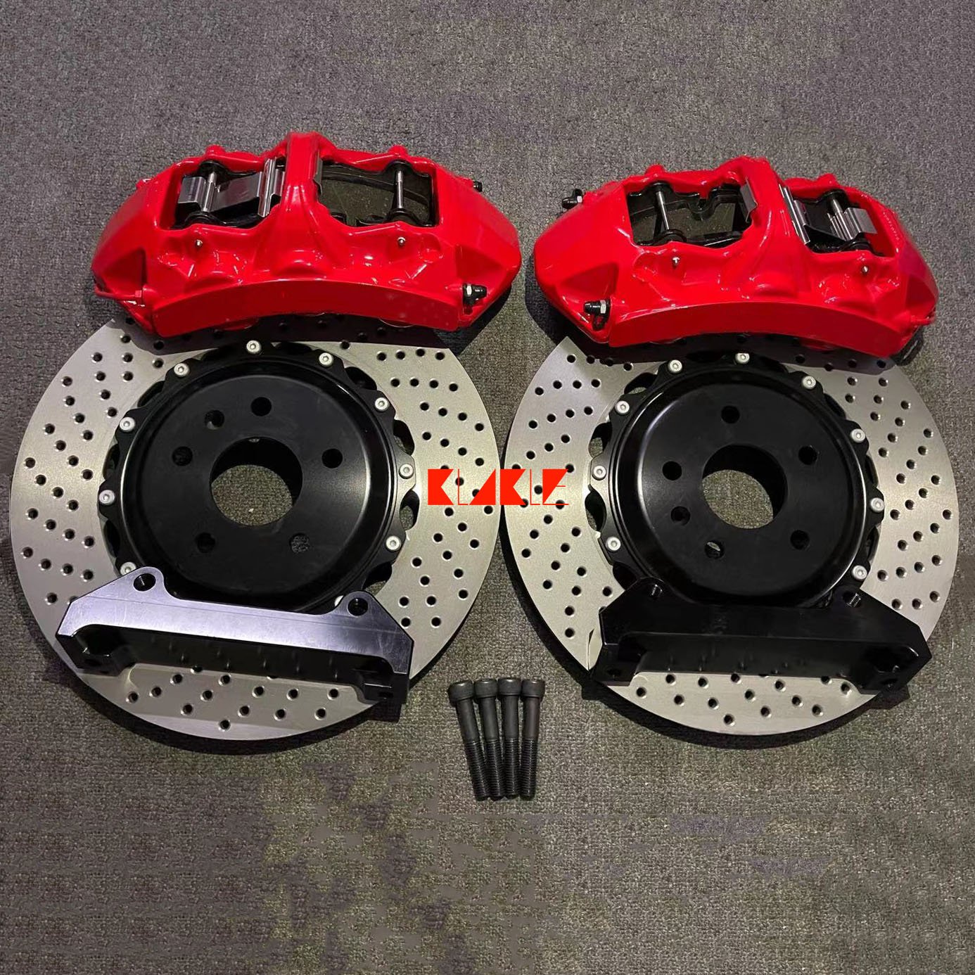 KLAKLE Automotive Parts Car Spare Auto Brake Calipers GT6 380*34MM Brake Rotor for Toyota REZI