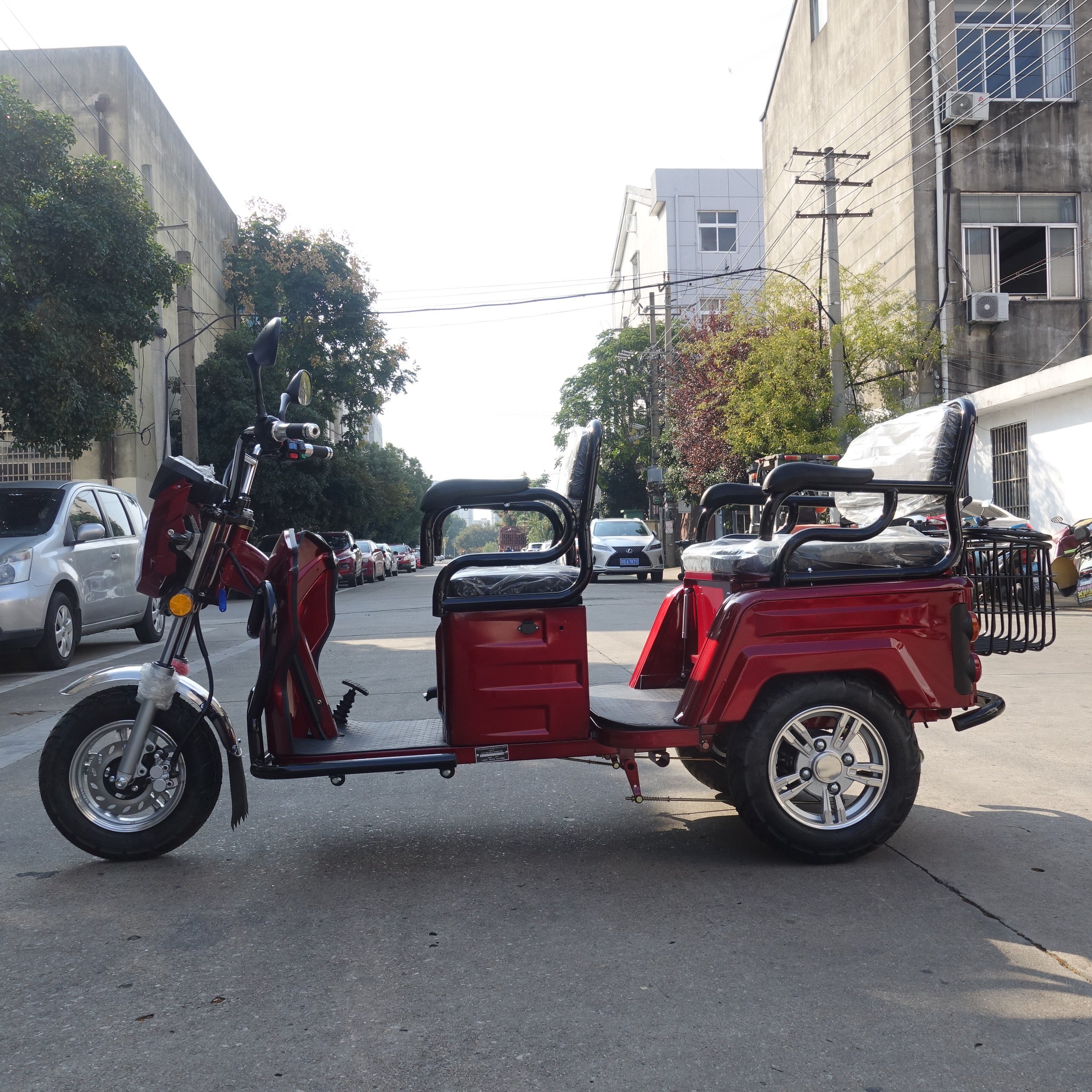Electric Passenger Wholesale Low Price Three Wheel Electric Commercial Tricycles for Passengers Electric Rikshaw