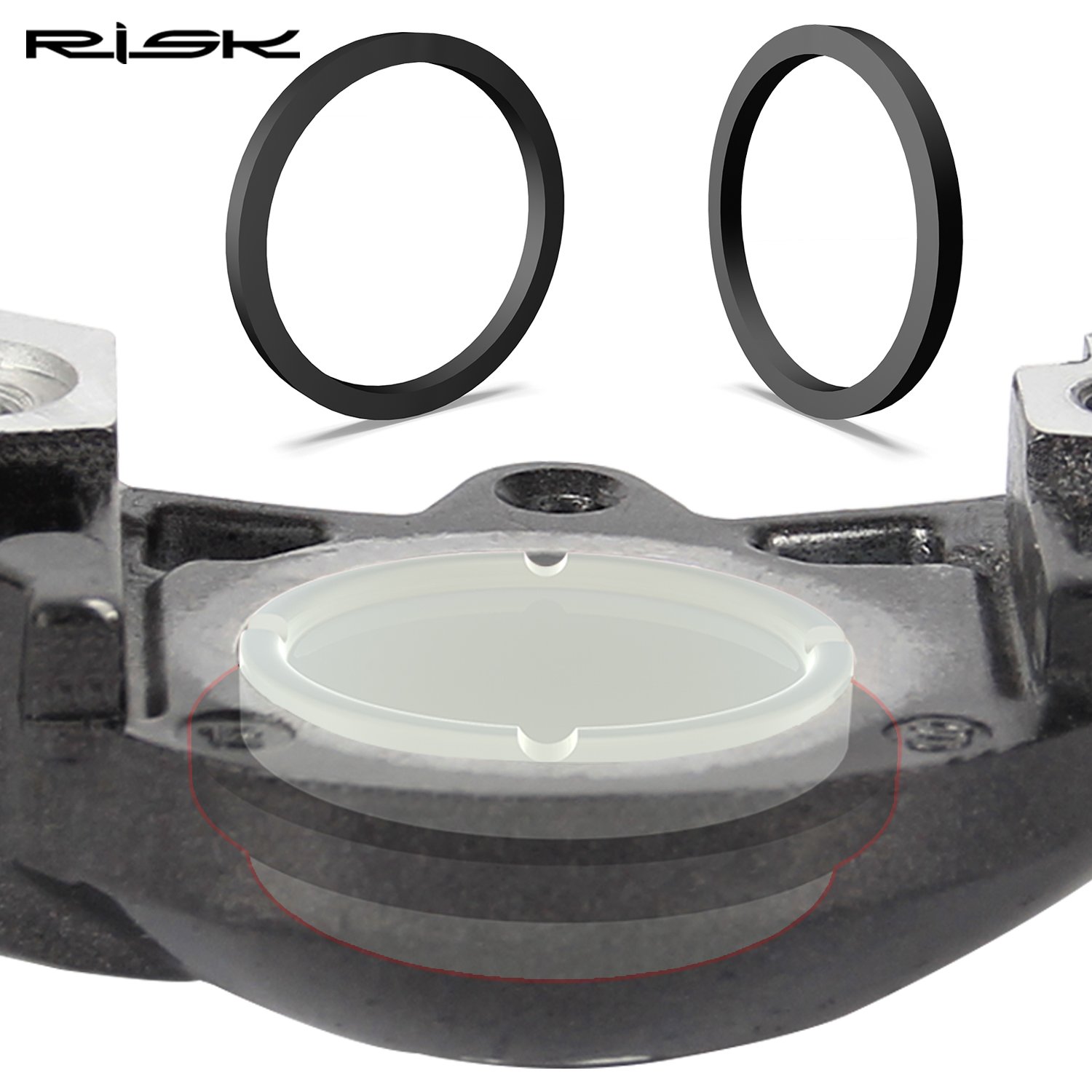 RA148 RISK Bicycle Disc Brake Piston Rubber Ring Road MTB Mountain Bike Brake Caliper O-Ring