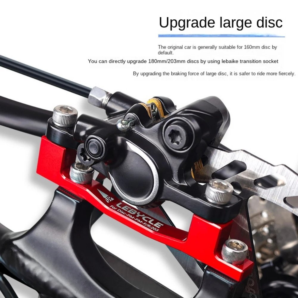 MTB Bike Disc Brake Rotors Front Rear 180mm 203mm Caliper Adapter Aluminium Alloy Post Mount Bicycle Accessories Adaptor