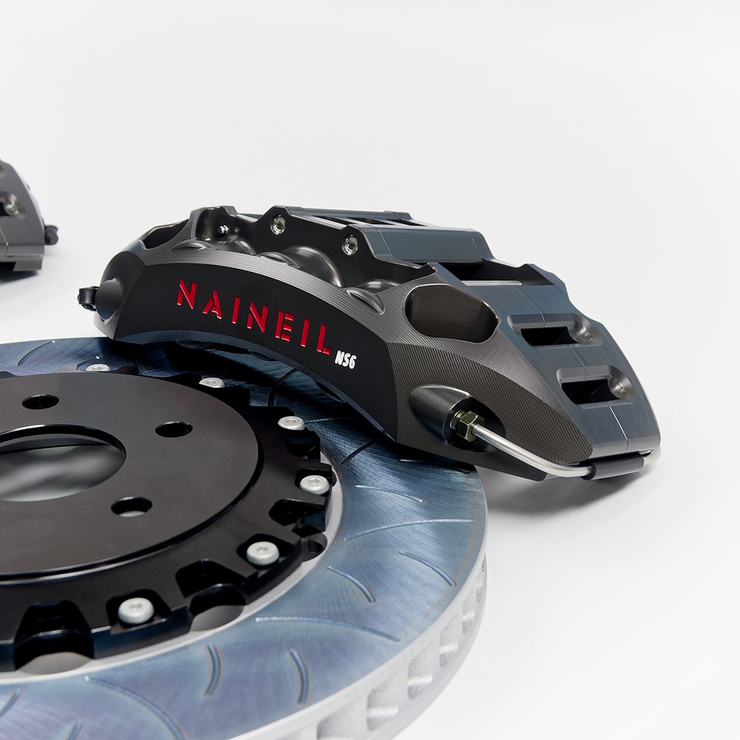 NS6 6-Piston Performance Brake Caliper Kit Universal Fit for BMW E36 E46 E90 E91 E92 E93 M3 E60 M5 Tuning System