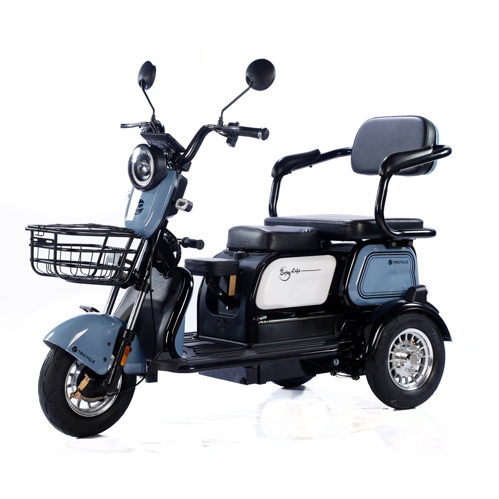 Wholesale 600W 48V/60V Electric Tricycle 3 Wheels Scooter for the Elderly and the Disabled Multi-functional Seat Design