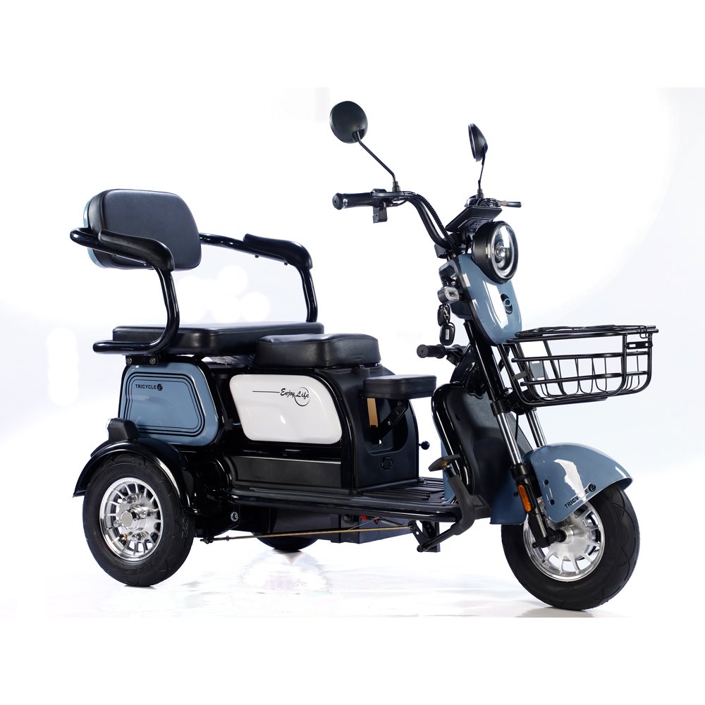 Wholesale 600W 48V/60V Electric Tricycle 3 Wheels Scooter for the Elderly and the Disabled Multi-functional Seat Design