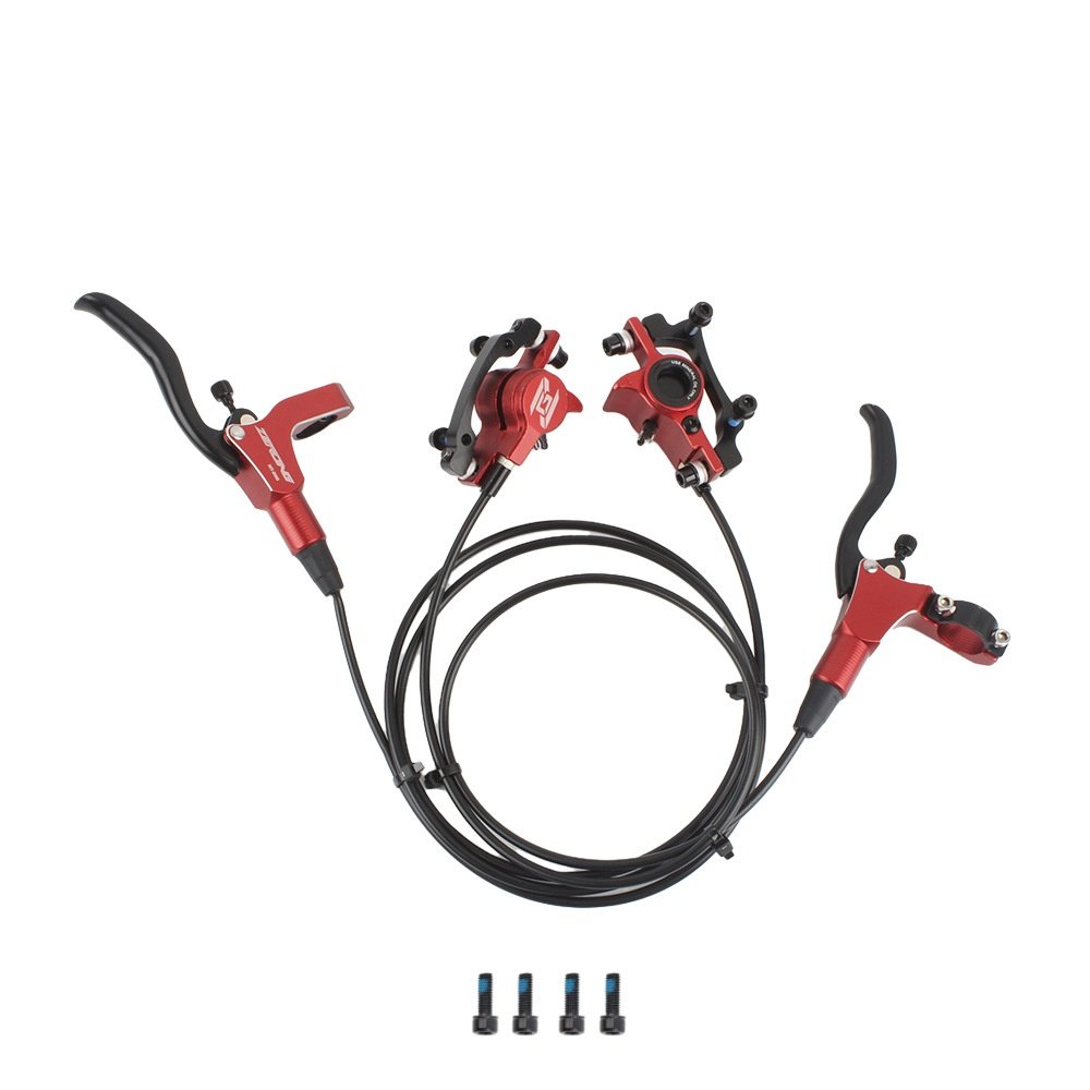 Sell at a Discount ZEROING Oil Brake Mountain Bike Brake Double Piston Integrated Cylinder Oil Pressure Disc Brake Set MT200