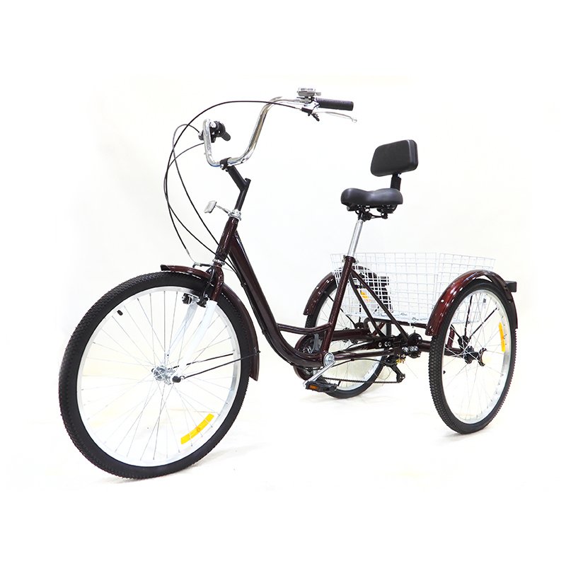 Trike Bike With 3 Wheels/3 Spoke Alloy Wheels Bike/3 Wheeler Bikes for Adults/bicicleta Triciclo Adulto