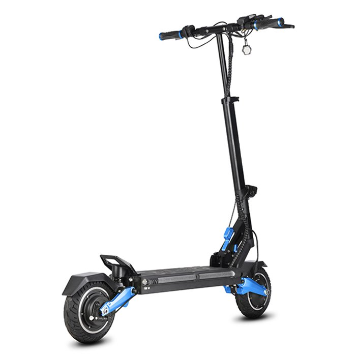 Dual Motor 8 Inch City Scooter Urban Foldable Electric Scooter High Speed 600W Motor Drum Brake LED Light Soft Suspension