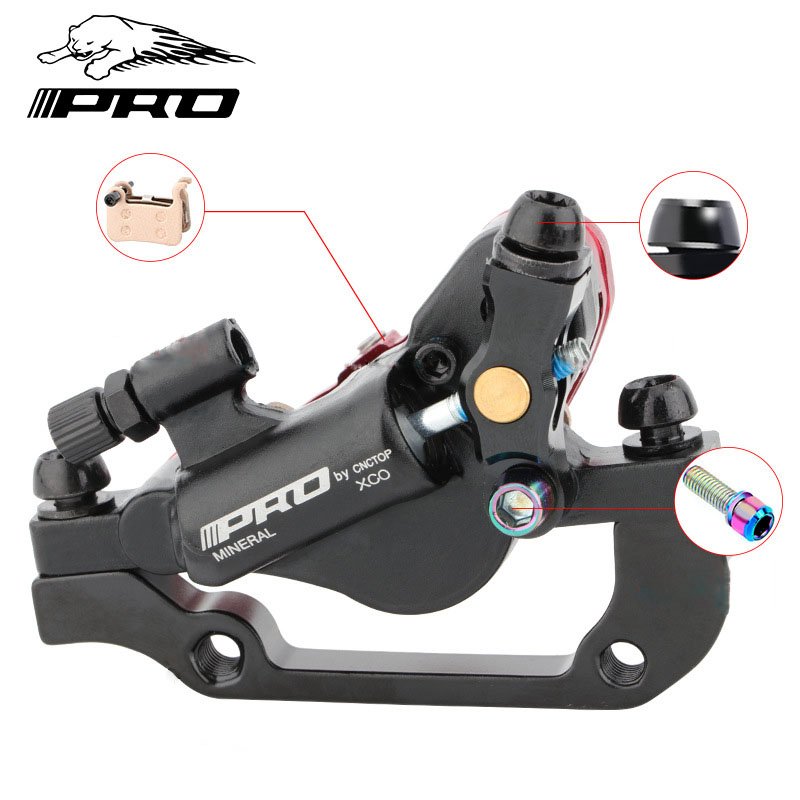 Aluminum Alloy IIIPRO Front/Rear Bicycle Brake Clamp Mountain Bike Disc Brake Calipers