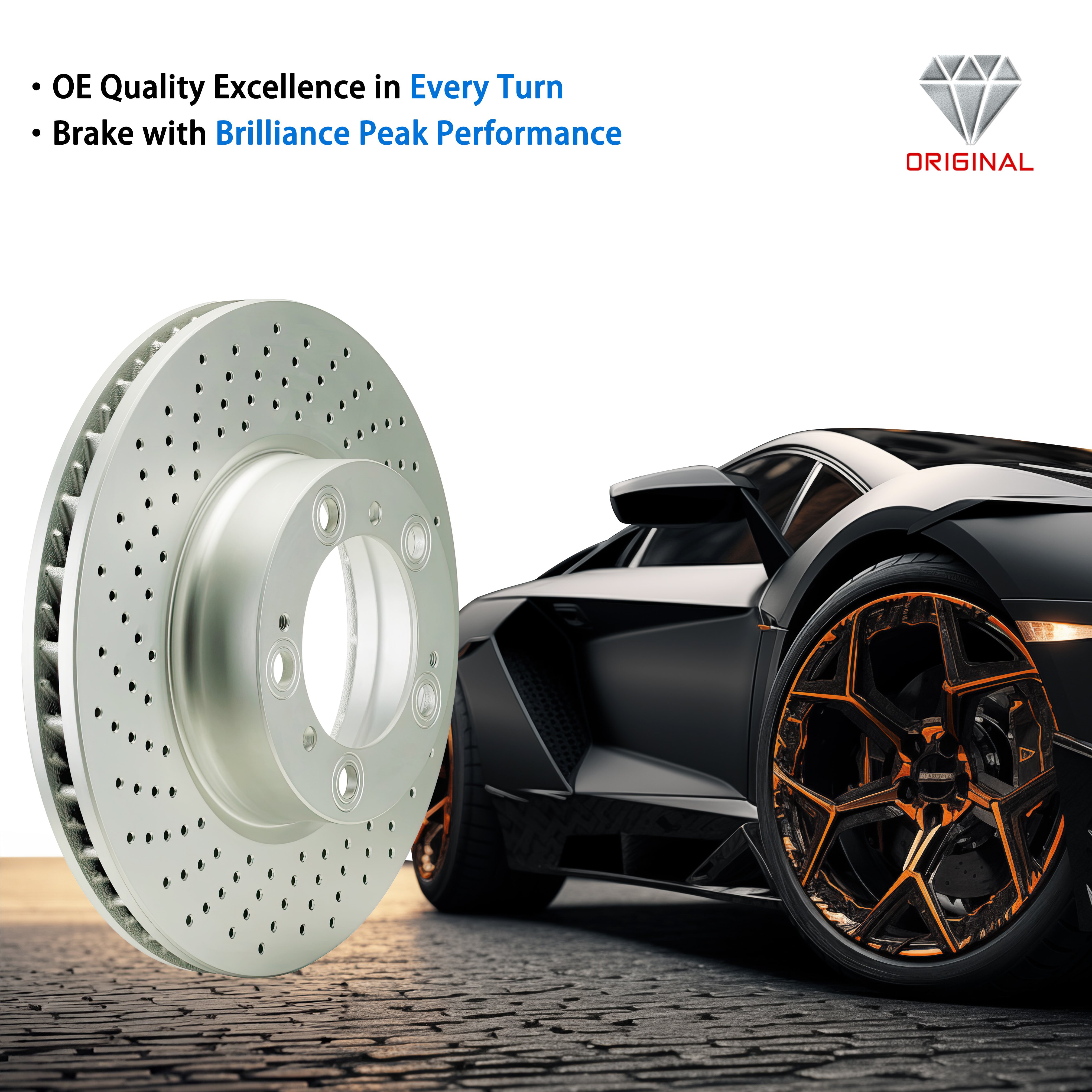 High Quality Genuine Performance 340mm Brake Disc for Car Changan Hunter VW